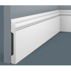 Плинтус под покраску из экополимера Cosca PX004